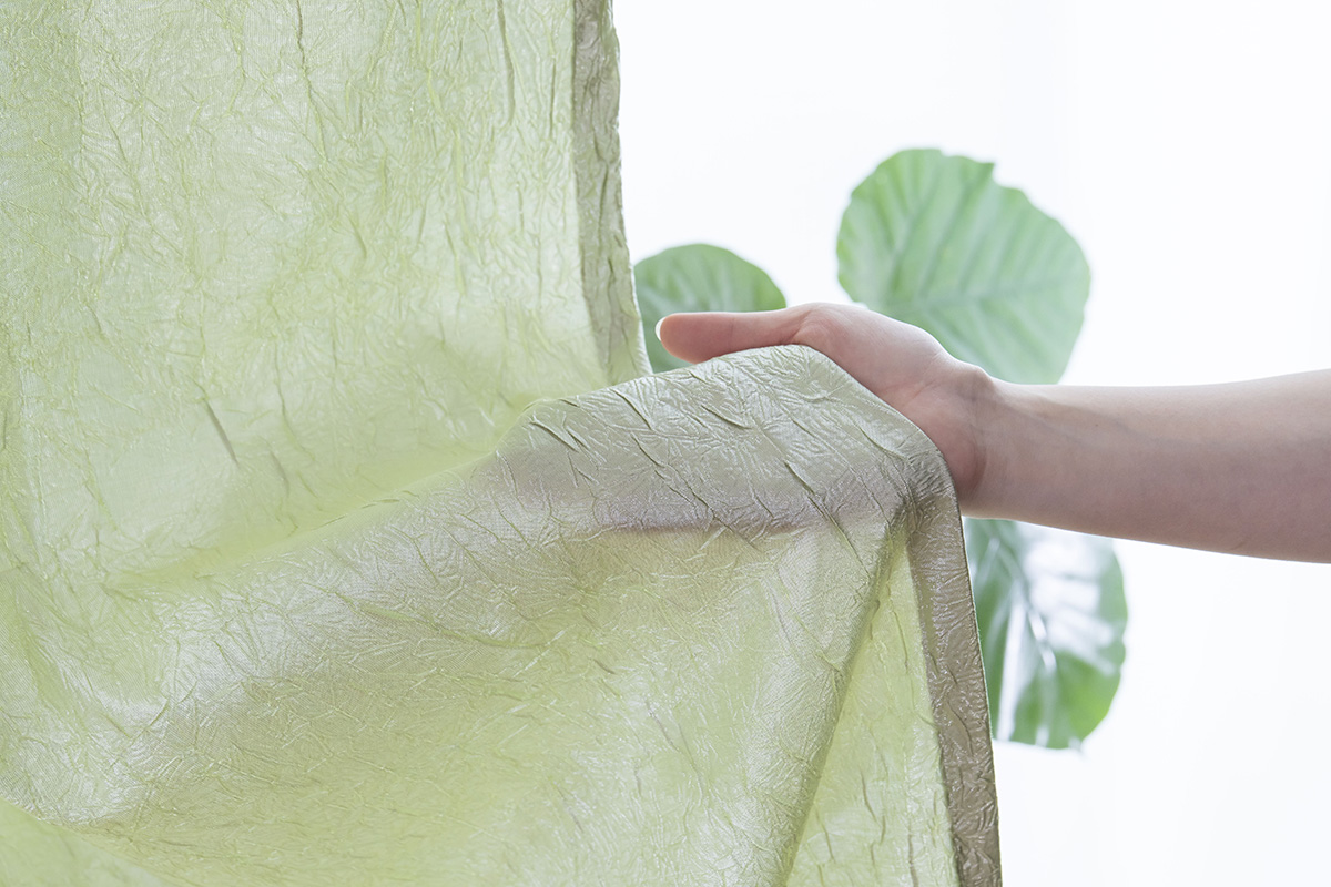 しわ加工レース／超機能】遮熱＆保温など、1枚であらゆる機能をもつ高