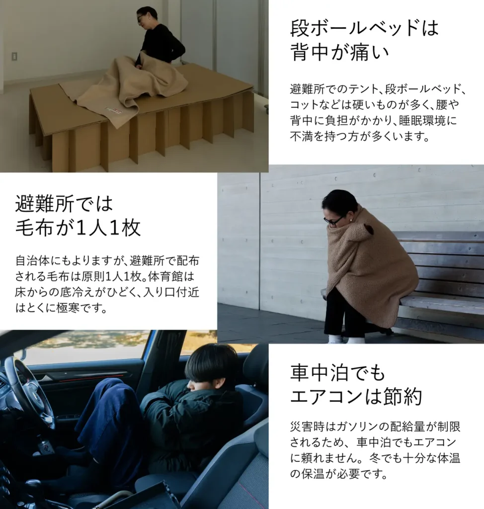 A4サイズの3wayなスマート寝袋「ecofine-PROTECT」コンパクトで軽い