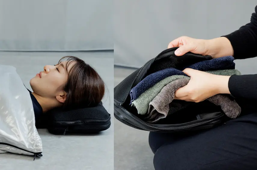 A4サイズの3wayなスマート寝袋「ecofine-PROTECT」コンパクトで軽い