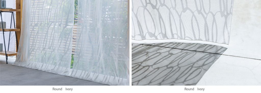 影も素敵なレースカーテン