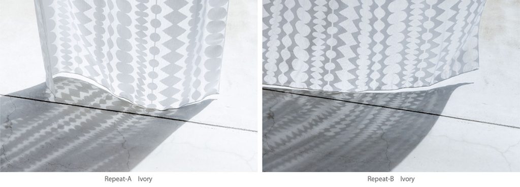 影も素敵なレースカーテン