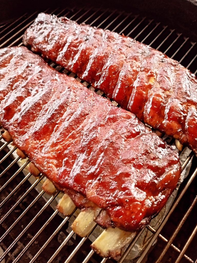 スペアリブ焼き中